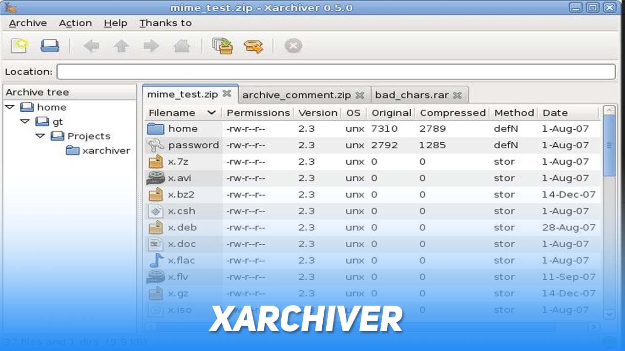 Xarchiver
