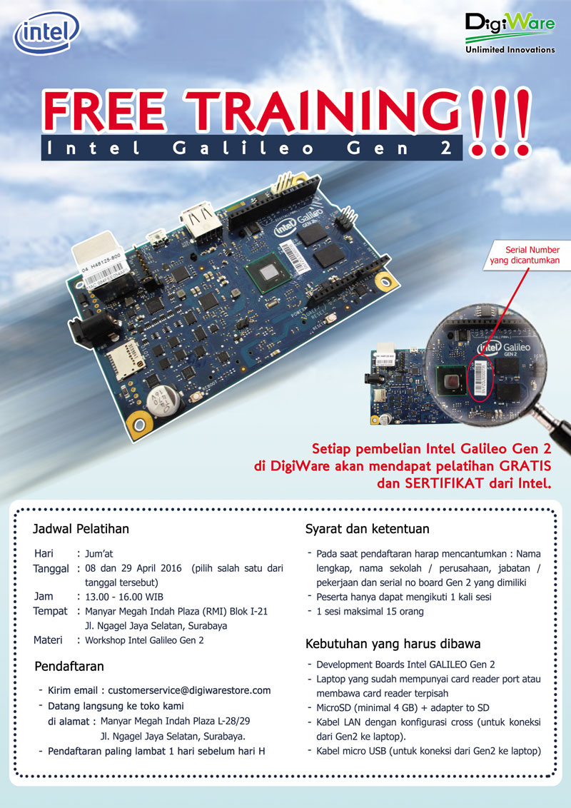 free training intel galileo gen 2