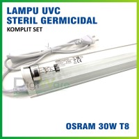 Lampu UVC Osram 30W T8 Steril Germicidal Komplit Set
