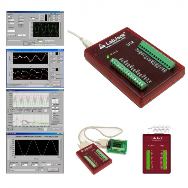 LabJack U12 USB Multifunction Data Acquisition DAQ Digiware Store