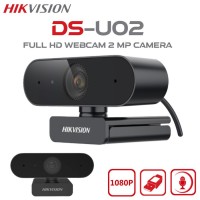 Hikvision DS-U02 Webcam HD 1080P 2MP Built In Mic USB