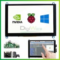5 inch HDMI LCD (H) Capacitive Touch Screen 800x480 Support Various Systems