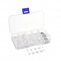 60 Sets Kit in Box 2p 3p 4p 5 Pin 2.0mm Pitch Terminal Housing Straight Pin Header