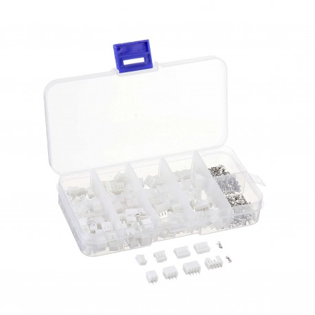 60 Sets Kit in Box 2p 3p 4p 5 Pin 2.0mm Pitch Terminal Housing Straight Pin Header