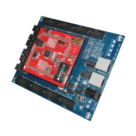 AT90USB162 CPU Module with Basic Base Board DT-AVR