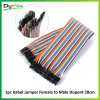 Kabel Jumper Female to Male Dupont 20cm