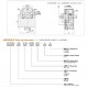 Rotary Encoder HKT3206-302G-1024BZ3-5E with Shaft bore on housing