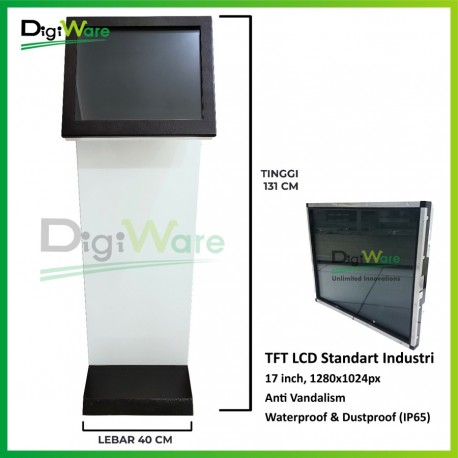 KiosK Classic Mini with Monitor Touch Screen 17 inch Industrial Standard