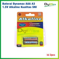 Baterai Dynamax AAA A3 1.5V Alkaline Kualitas SNI