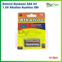 Baterai Dynamax AAA A3 1.5V Battery Alkaline Kualitas SNI