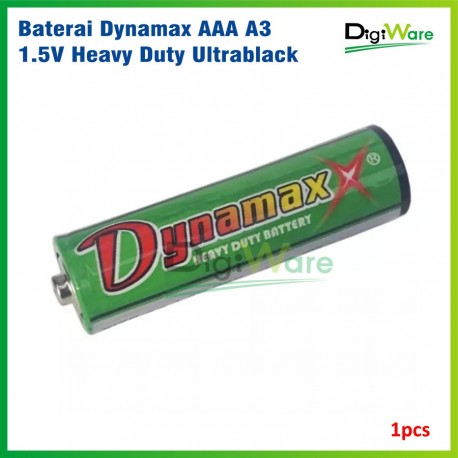 Baterai Dynamax AAA A3 1.5V Heavy Duty Ultrablack
