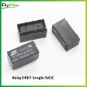 Relay DPDT Songle 5VDC 1A 125VAC