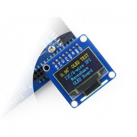 LCD OLED Display 0.96" 128X64 Blue Yellow SPI