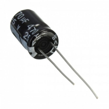 470uF 25V (7.5 x 145 mm)