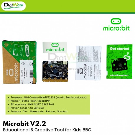 Microbit V2.2 Educational & Creative Tool for Kids BBC micro:bit V2.2 Edukasi