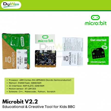 Microbit V2.2 Educational & Creative Tool for Kids BBC micro:bit V2.2 Edukasi