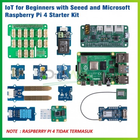 IoT for Beginners with Seeed and Microsoft - Raspberry Pi 4 Starter Kit