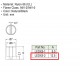 LED Spacer PCB Nylon Tinggi 12.5mm