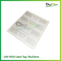UHF RFID Label Tag 74x23mm Alien H3 Higgs 3