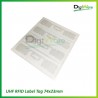 UHF RFID Label Tag 74x23mm Alien H3 Higgs 3