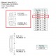 Spacer Clip PCB Nylon Tinggi 6mm