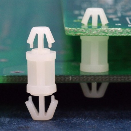 Spacer Clip PCB Nylon Tinggi 6mm
