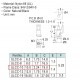 Spacer Clip Baut PCB Nylon Tinggi 10mm