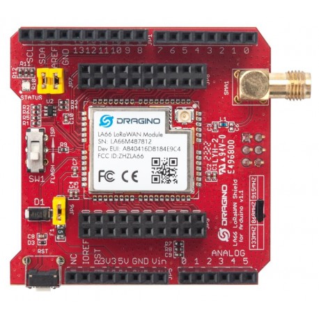 LA66 LoRaWAN Shield AS923