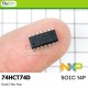 74HCT74D, SMD SOIC 14 3.90mm