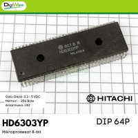 HD6303YP, 64-DIP