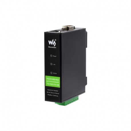 Industrial Serial Server RS232/485/422 to RJ45 Ethernet Module with POE Function