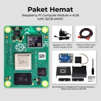 Paket Hemat Raspberry Pi Compute Module 4 4GB RAM 32GB eMMC WiFi BT