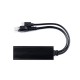 Industrial Gigabit PoE Splitter Metal Case Protection 5V 2.5A Type C Out