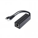 Industrial Gigabit PoE Splitter Metal Case protection 5V 2.5A Type C Out