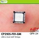 CP2105-F01-GM IC SGL USB-DL UART BRIDGE 24QFN