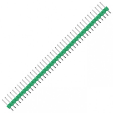 Pin Header 1x40 Gold Plated 2.54mm Hijau
