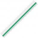Pin Header 1x40 Gold Plated 2.54mm Hijau