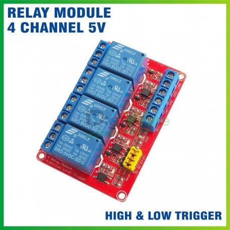 Relay Module 4 Channel 5V High and Low Trigger
