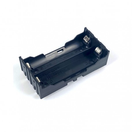 Battery Holder 18650 2 Slot Plat Lempeng