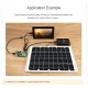 Solar Power Manager Embedded 10000mAh Li-Po Battery Supports 6V~24V Solar Panels