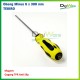 Obeng Minus 6 x 300 mm MAGNET Gagang TPR Anti Slip TEKIRO