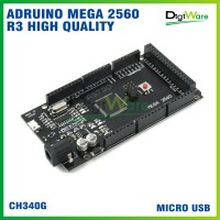Arduino Mega 2560 R3 High Quality Black with CH340G Micro USB
