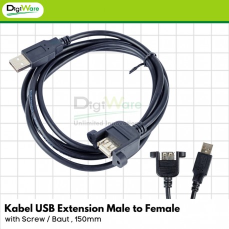 Kabel USB Extension with Screw