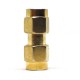 Konektor Adapter RP-SMA Male to RP-SMA Male Gold
