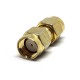 Konektor Adapter RP-SMA Male to RP-SMA Male Gold