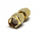 Konektor Adapter RP-SMA Male to RP-SMA Male Gold