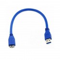 Kabel Data Harddisk HDD USB A to Micro B