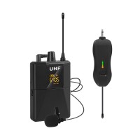 XTUGA Microphone Lavalier UHF Wireless Lapel Mic Kamera HP