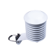 Solar Radiation Shield for Outdoor Sensor Protection A10 Louver Box for Temperature Humidity and Gas Sensor