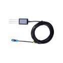Industrial Soil Moisture Temperature Sensor MODBUS-RTU RS485 0-2V Analog Voltage with Waterproof Aviation Connector